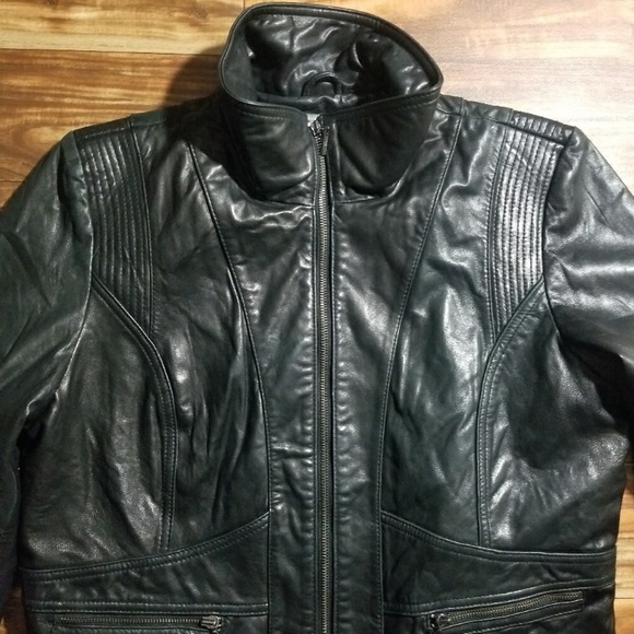 Kenneth Cole leather jacket - Picture 6 of 7